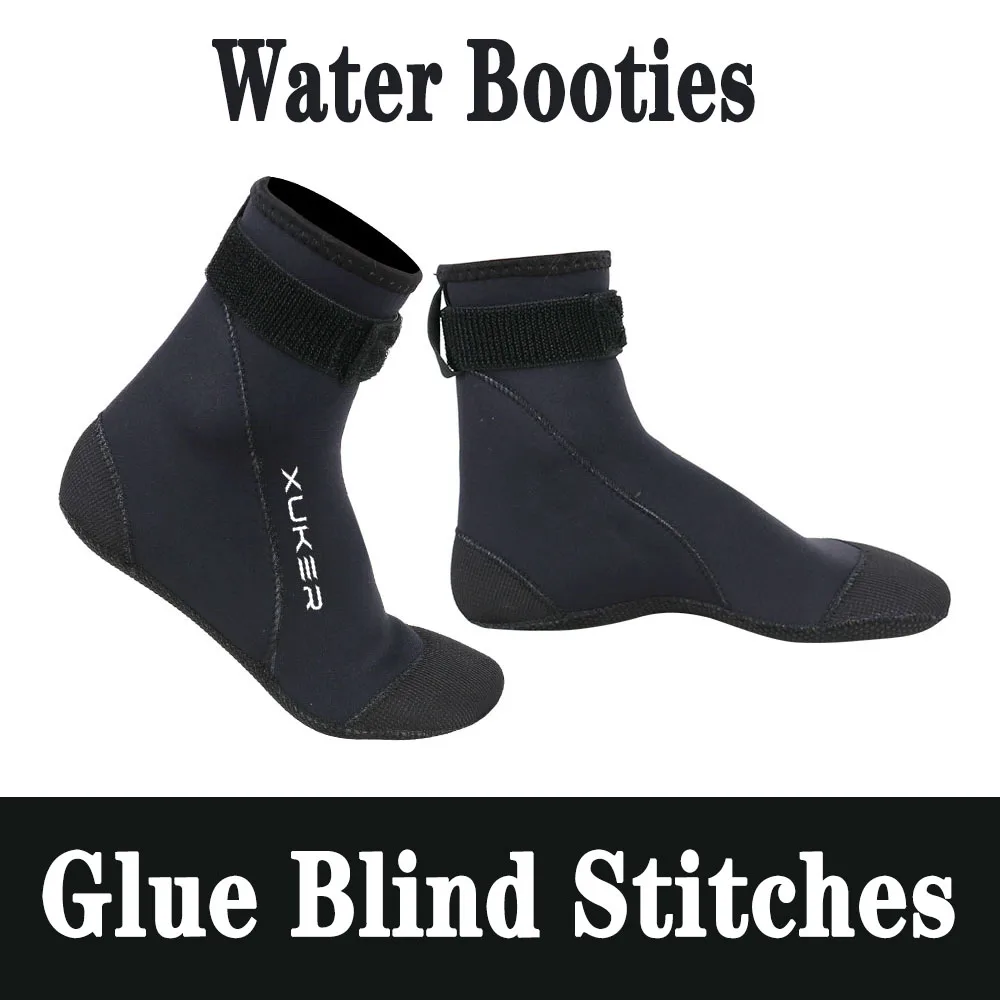 3mm Neoprene Socks Water Booties for Beach Volleyball Sand Soccer Diving Swimming Surfing Snorkeling Fishing Wading Kayaking Rafting neoprene water booties
