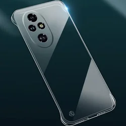 For Honor 200 Pro Clear Borderless Phone Case - Transparent Protective Hard Shell Back Cover (Clear)