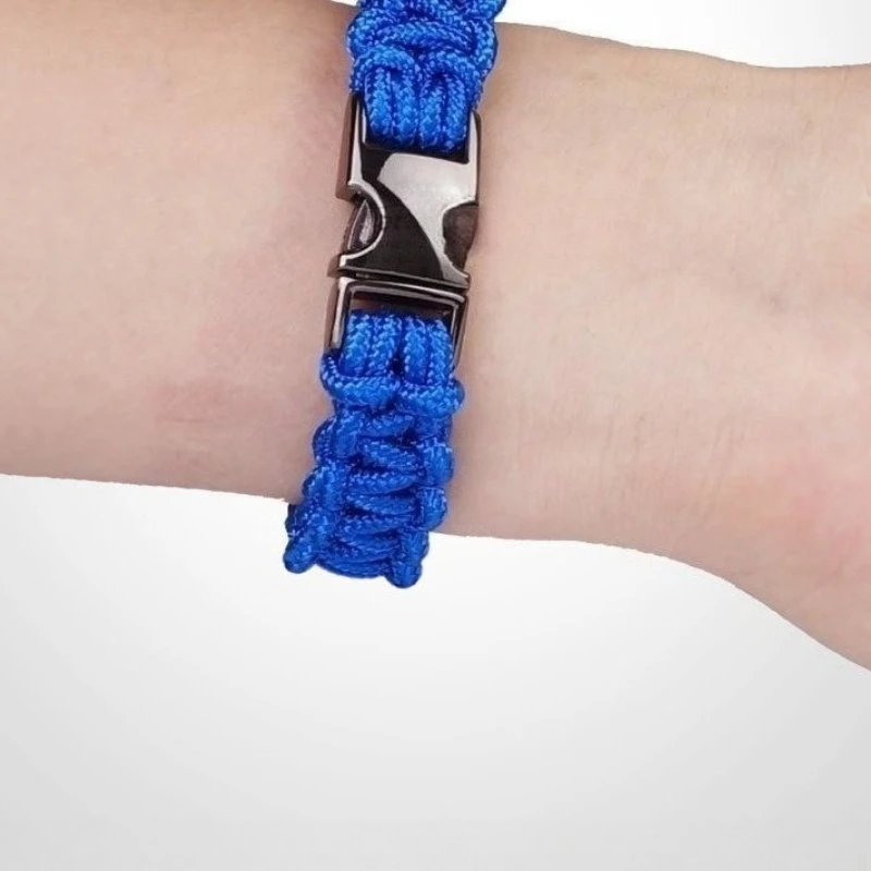 12가지 색상 3mm 우산끈 DIY 다기능 우산끈 팔찌 목걸이 우산끈 키체인 포함 직조 펜던트