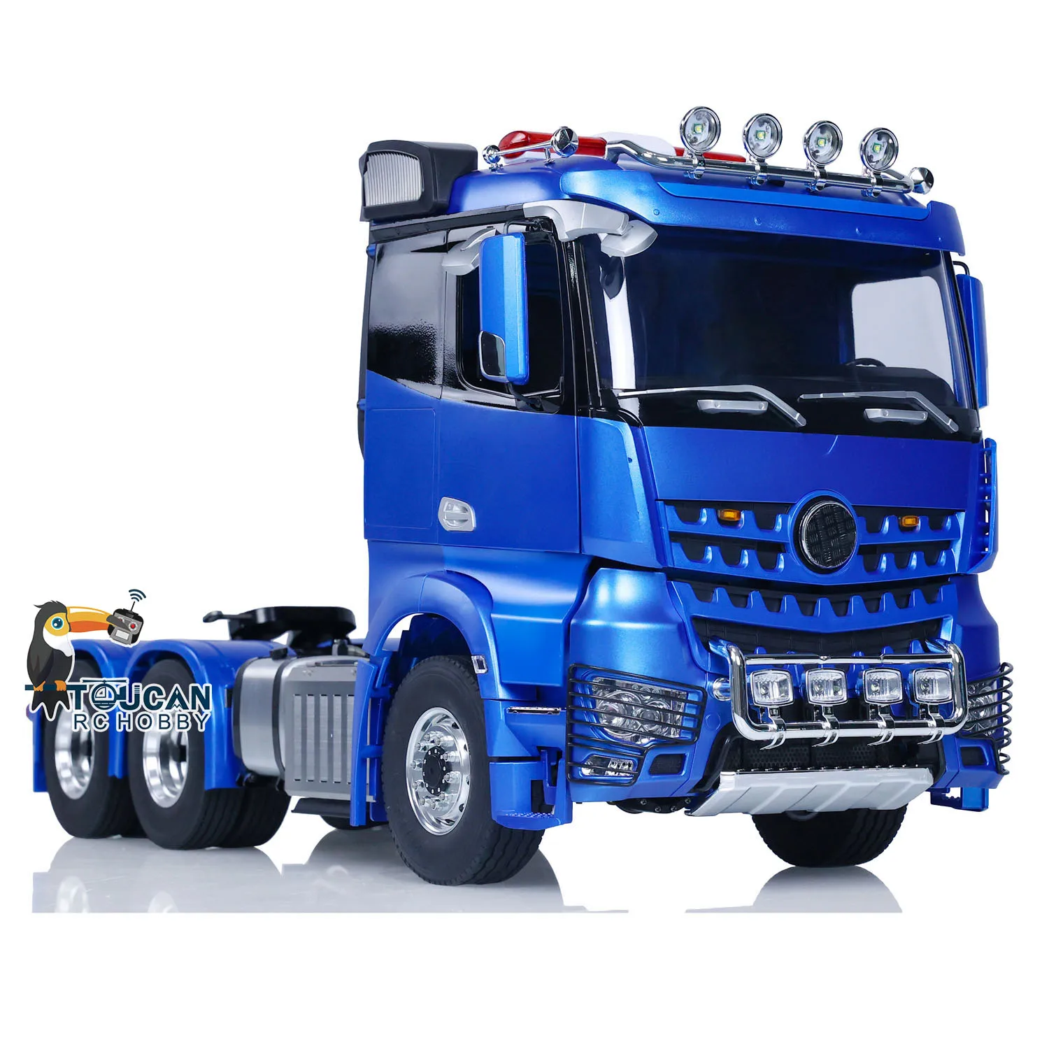 Toy LESU 6x6 1/14 RC Tractor Truck Remote Control Car DIY Painted Finished Model 2-speed Transmission Lights Sounds ESC THZH1689 6