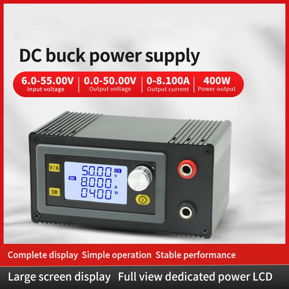 CNC 조정 가능한 DC 전압 조정기, 조정 가능한 조정 전원 공급 장치 모듈, DC 6V-55V-0-50V 5A/8A 250W/400W