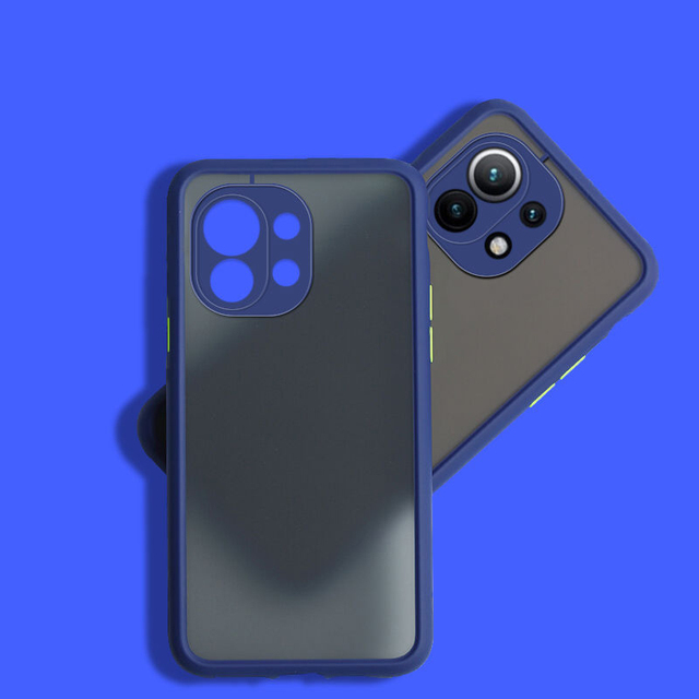 Matte Clear Case For Xiaomi Mi 12 12X  Ultra Lite 10T Poco F3 X3 M4 Redmi Note 11S 10 8 9 Pro Hard Bumper Armor Cover