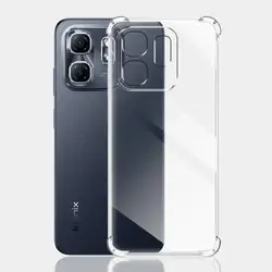Premium Four - Corner Anti - Drop Shield Frame Phone Case - Durable Protective Pouch for Infinix Hot 50i (Shockproof Case)