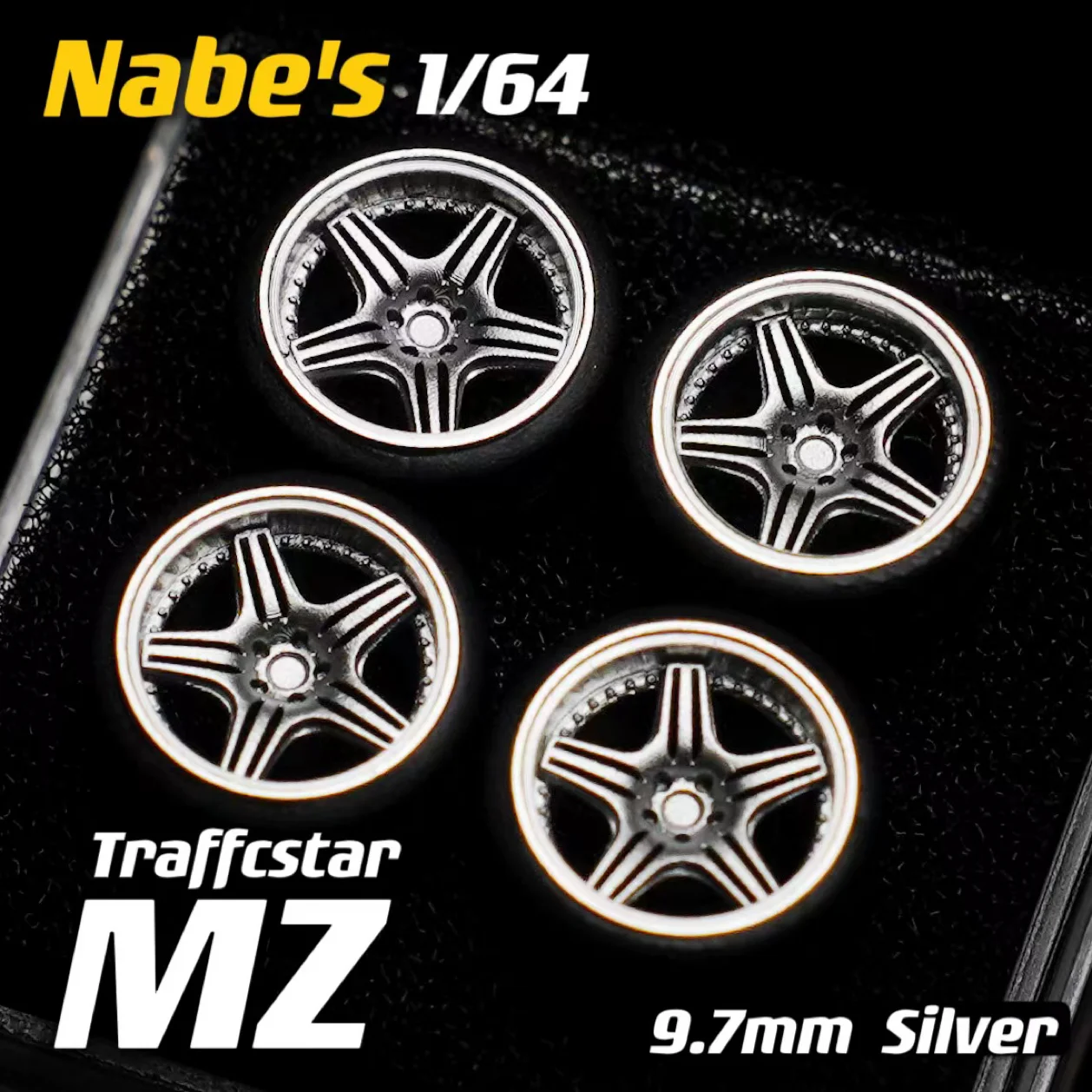 Chika Nabes 1/64 Wheels with Rubber Tires Luxury Model Car