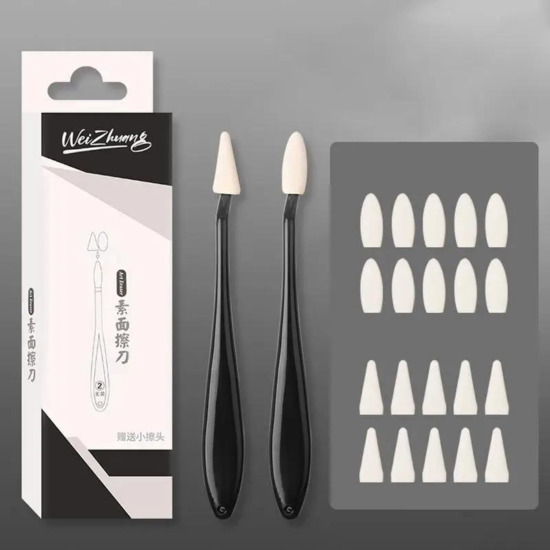 Sketch Drawing Tools Sketch Sponge Wiper Heads Multipurpose Ergonomic Wipe Scrapers With Rub Sponge For Artist Charcoal