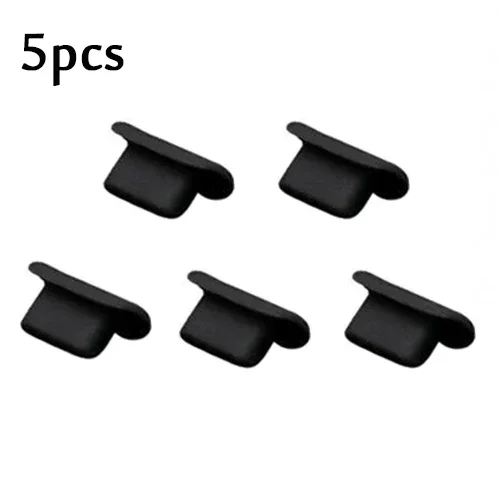 Silicone Dust Plug for Smartphone Charging Ports - Dustproof Cover Cap (1-10 Pieces)