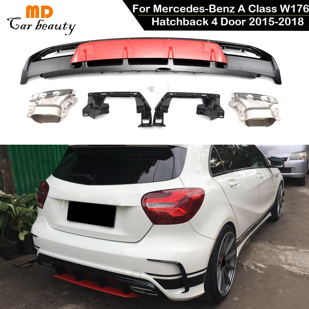 

Диффузор для заднего бампера Mercedes-Benz A Class W176 A45 AMG A180 A200