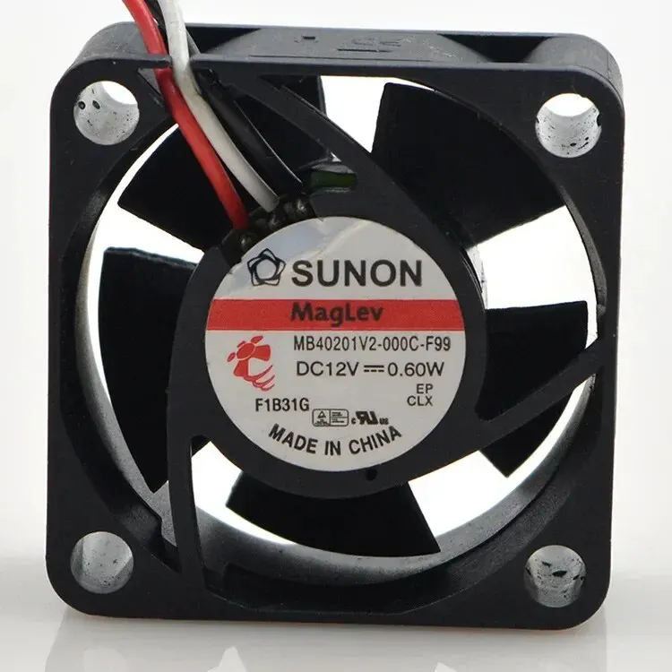 Sunon Jianzhong Mb40201v2-000c-f99 냉각 선풍기, 12V 0.60W, 12V 4020, 40mm