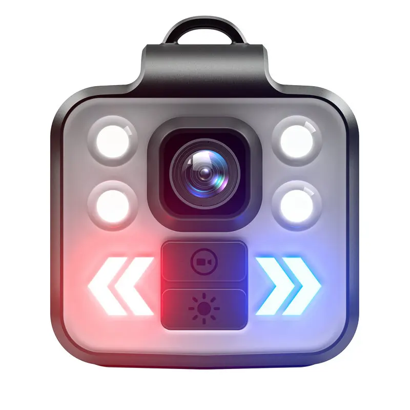 Led Portátil Esportes ao ar Livre Câmera Lanterna Mini Corpo Câmeras de Gravação Pequenas Auto-proteção w8 - Image 4