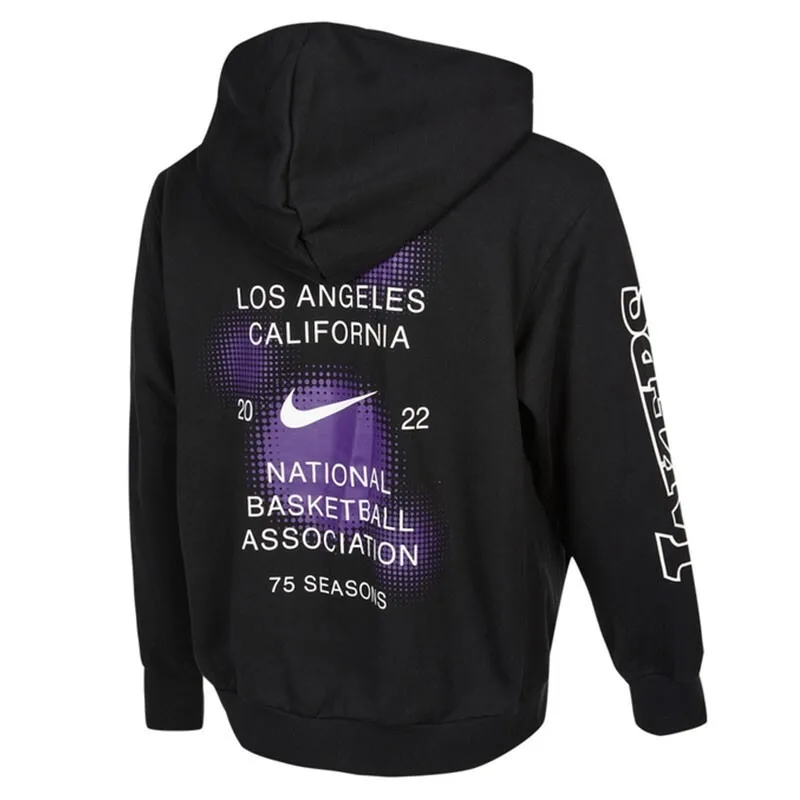 Original NIKE AS LAL M NK FLC PO CTS FTPK Men's Pullover Hoodies Sportswear