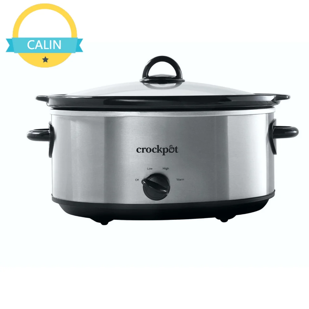 

Crockpot™ 7-Quart Slow Cooker, Manual, Stainless Steel