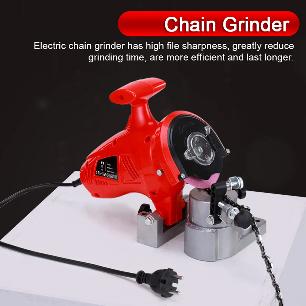 Tabletop Electric Chain Grinder Sharpening Chainsaw Sharpener Professional Sawchain Polisher Saw Sharpen Tool for Chain Saws 2
