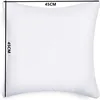 45x45cm Throw Pillow Insert Premium Soft Cotton Euro Square Decorative Pillow Core Set for Bed Sofa Couch JAF018 6
