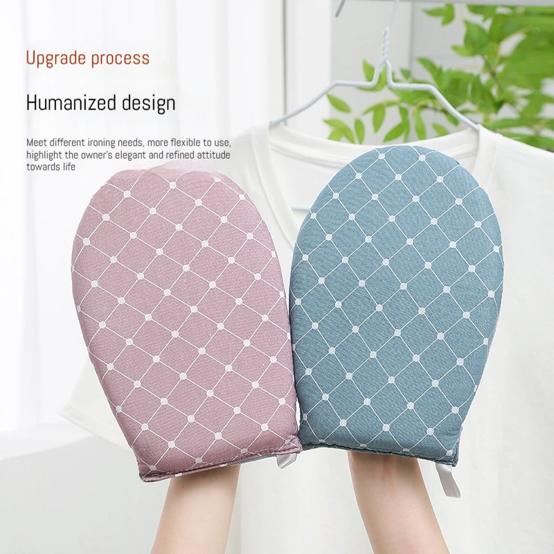 1Pc Fabric Handheld Ironing Board Ironing Board Small Home Gloves Anti Household Insulated Handheld Tray