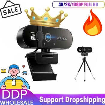 Xiaomi 4K Streaming Web Camera 2K Autofocus Full HD USB Webcam 1080P 60FPS con microfono PC portatile Videocamera per riprese video 2025