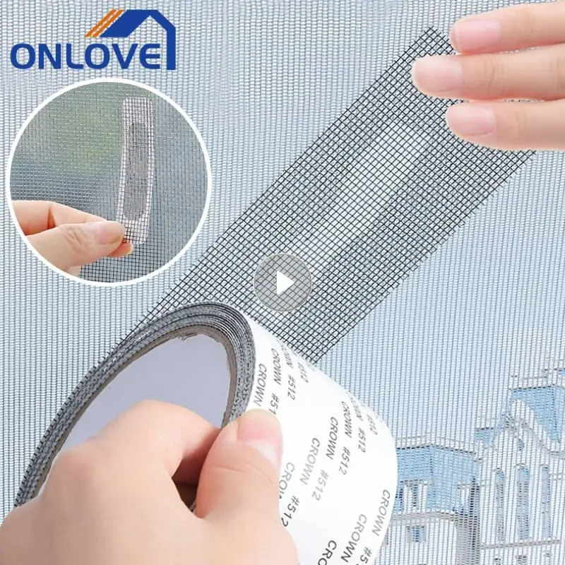 Window Mosquito Net Self-adhesive Anti Mosquito Door Mesh DIY Free Cutting Net Anti Fly Insect Curtain Screen