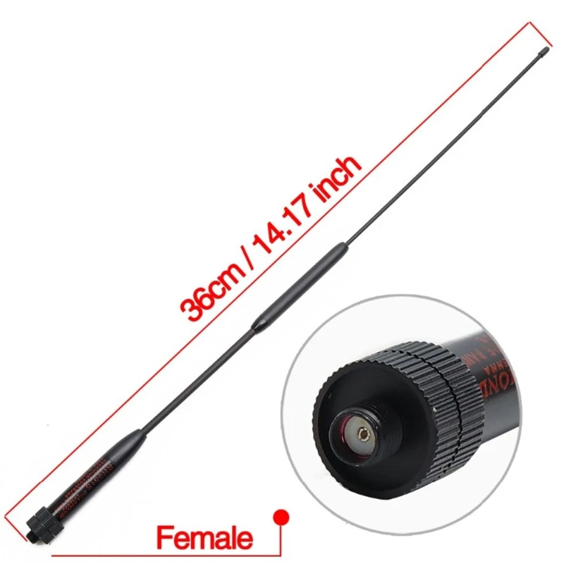 RH951S SMA-Male Dual Band Antenna Universal for VX-1R VX-2R BF-888S DM-5R 2-Way Radio Walkie Talkie Antenna 144/430MHz