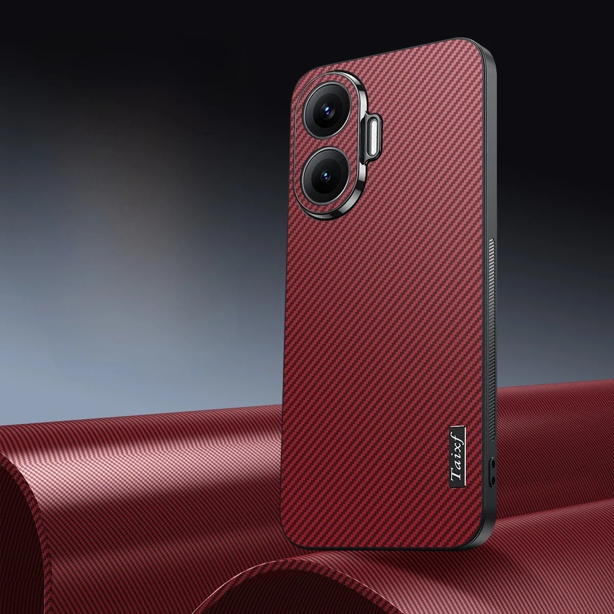 Carbon Fiber Pattern Shockproof Silicone Protection Case