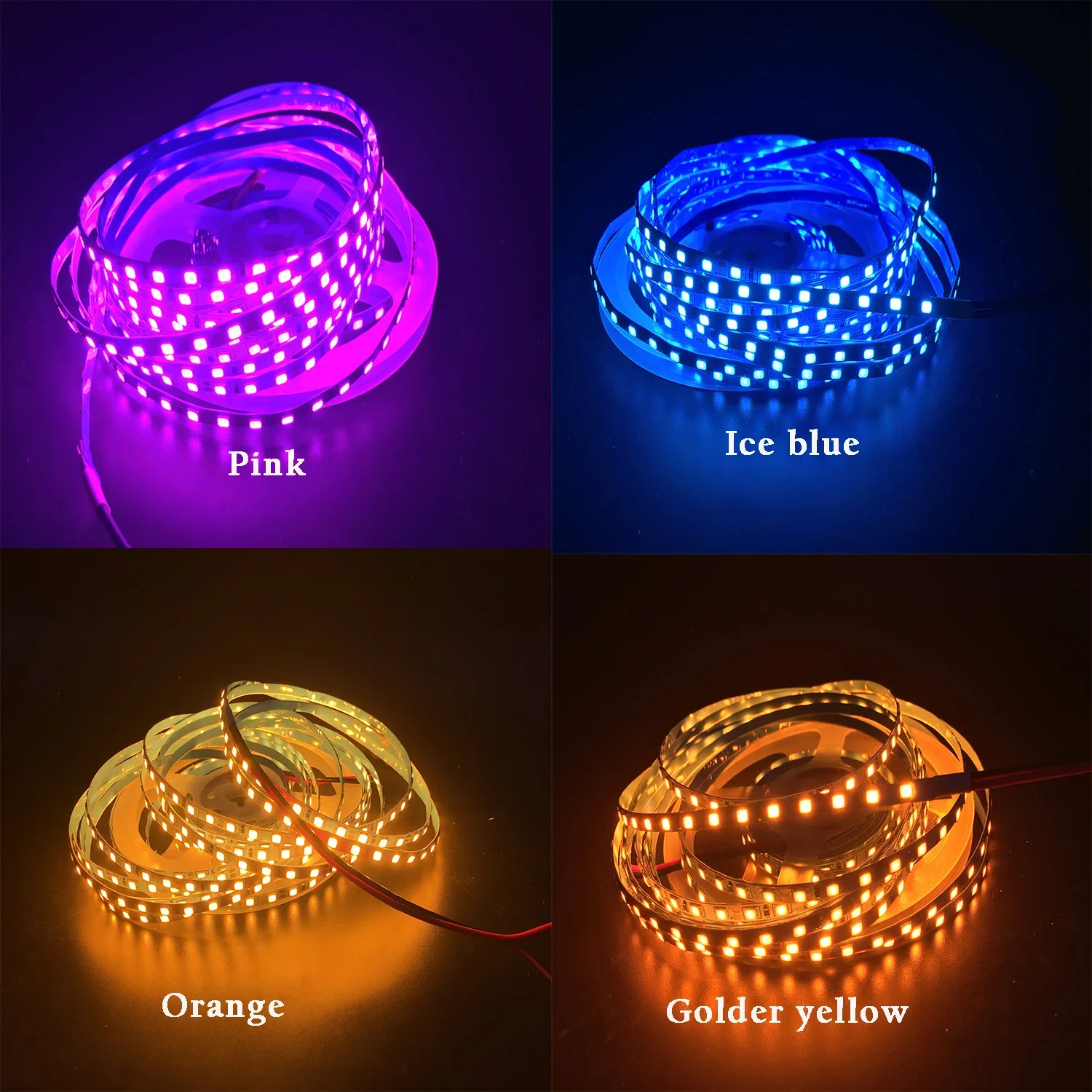 4MM 5MM LED Strip Light 2835 SMD flexible diode tape lamp white warm white neutral 4000K 120leds/m DC12V 24V tiras led ribbon led strip lights,led strip light,led light strip
