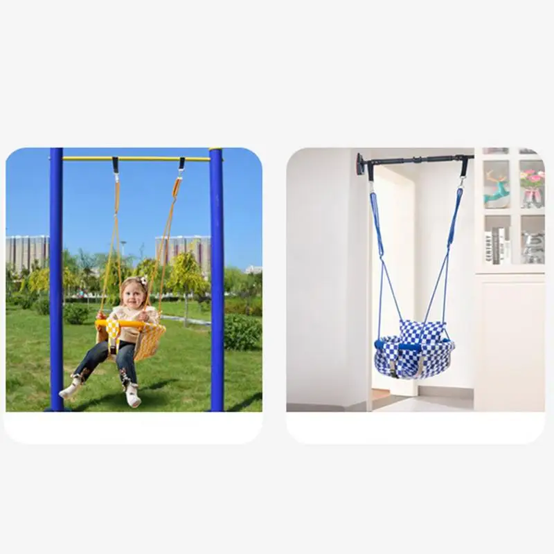 Outdoor Swing For Kids Safe Children Swing Toddler Indoor Outdoor Swing Set Backyard Swingset Playground Accessories For Kids 2