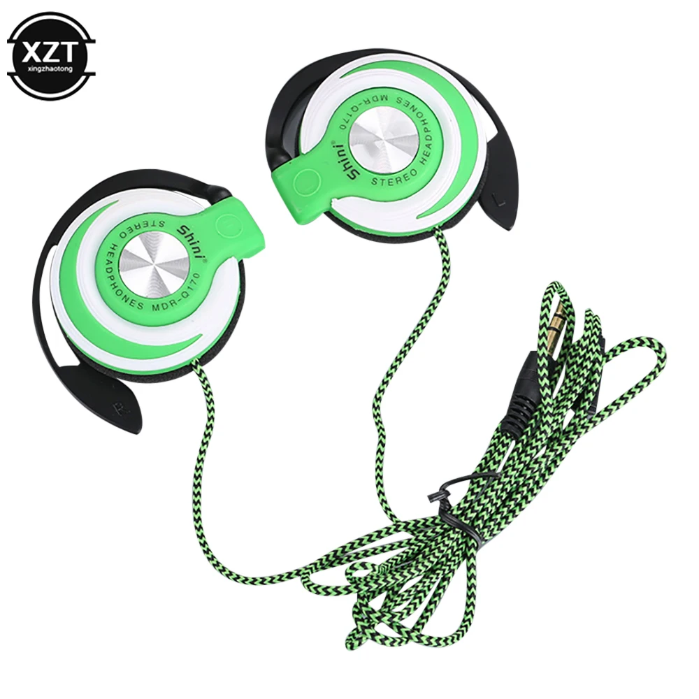 Cuffie cablate cuffie HIFI Heavy Bass auricolari con gancio per l'orecchio regolabile Over-ear auricolari musicali per telefono - Image 3