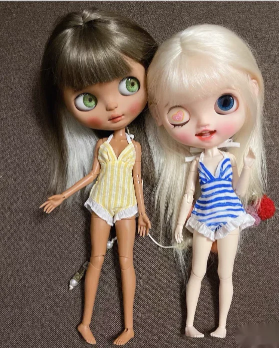 2026 Dula 수제 의류 여름 시원한 수영복 비키니 스페셜 Blythe ob24 ob22 Azone Licca ICY JerryB 1/6 인형 액세서리