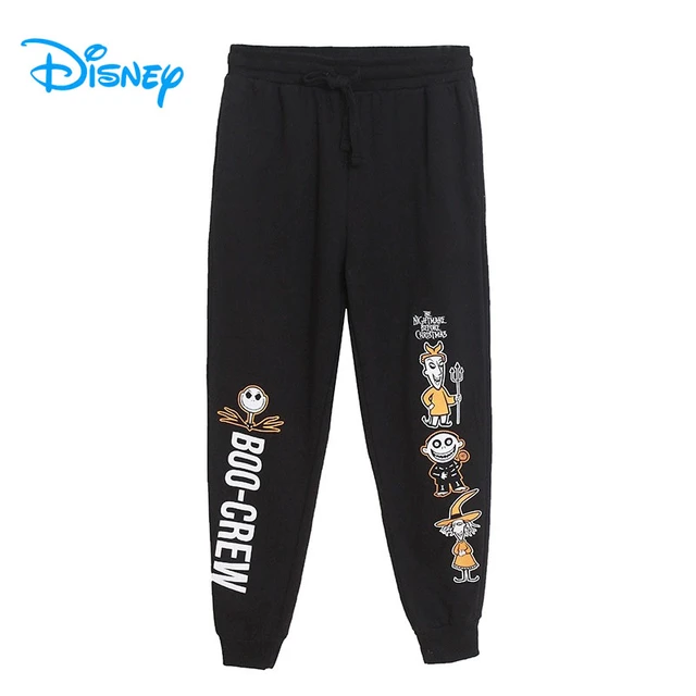 Disney The Nightmare Before Christmas Fleece Sweatpants Women Casual  Jogging Jack Skellington Cartoon Sports Pants Trousers - AliExpress