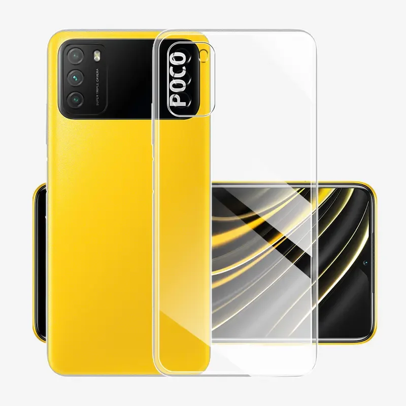 Clear Silicone Soft TPU Phone Case Back Cover - Transparent
