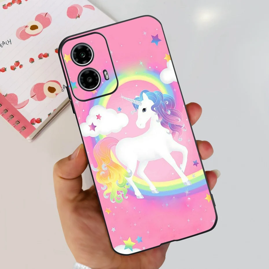 Cute Love Pattern Soft Silicone Phone Case - Stylish & Durable Back Cover