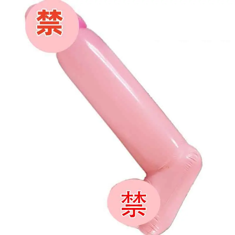 90cm Funny Bachelorette Party JJ Shape PVC Balloon Simulation Inflatable Erotica Penis Ballons Hen Night Adult Party Supplies