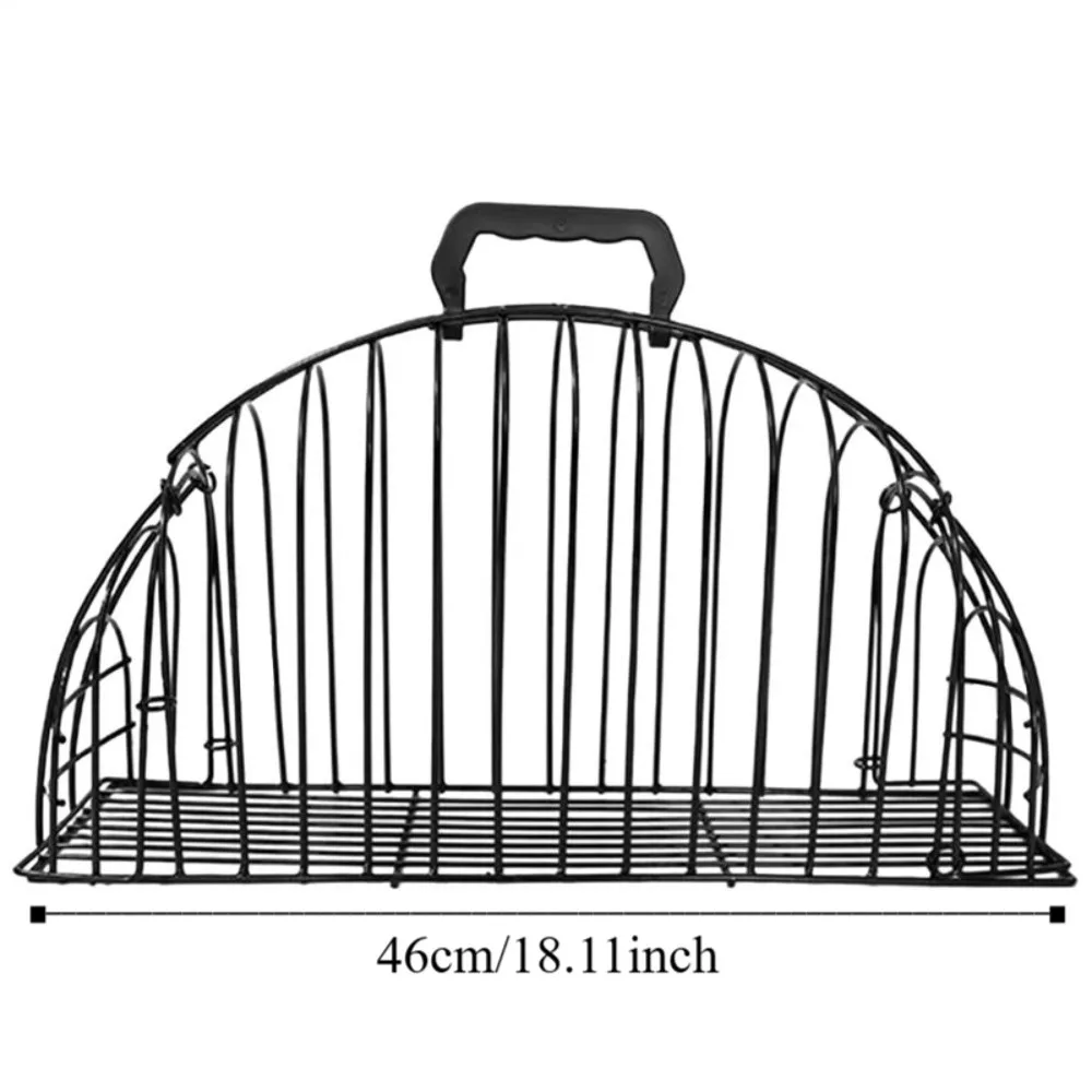 Metal Simple Cat Bath Cage Fixed Anti Seizing Wash Cat Cage Safe Lightweight Cleaning Pet Cage Cat Beauty Accessorie