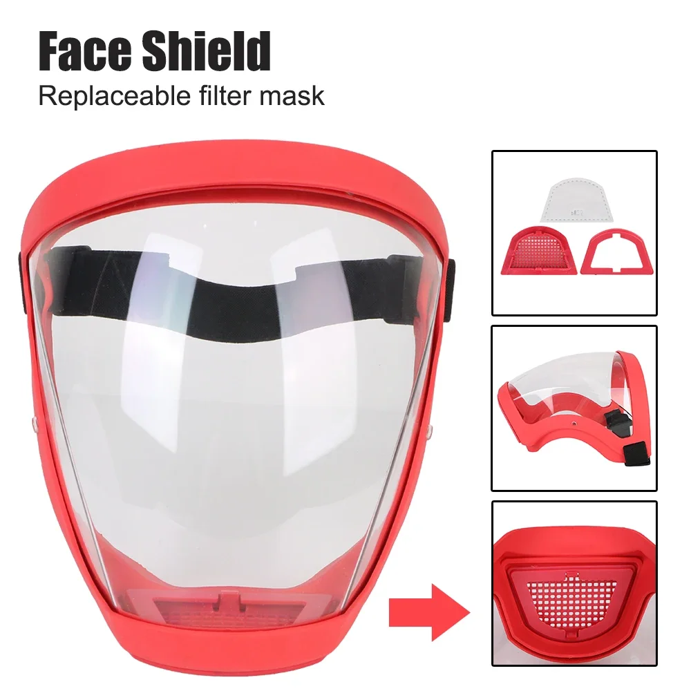 Clear Lightweight Full Face Shield Eye Protection Mask