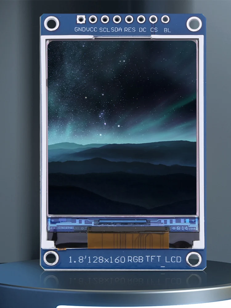 LCD 스크린 RGB TFT ST7735S 드라이브 IC 컬러 디스플레이 모듈, SPI 인터페이스 직렬 포트, Arduino SMT32 DIY 키트용, 1.8 인치