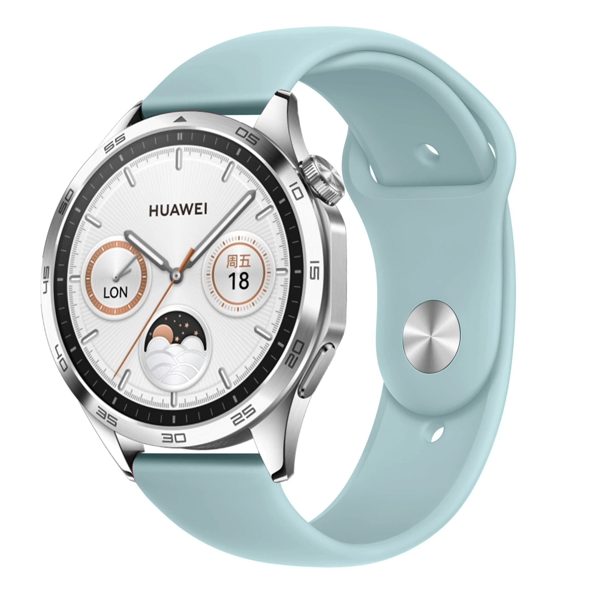 Premium Silicone Watch Band - Compatible with Various Smartwatches, 20mm/22mm