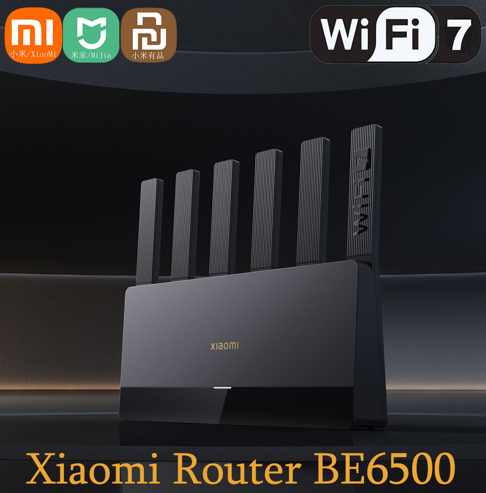 Xiaomi Mijia Router BE6500 WiFi 7 6500M Full 2.5G Network Port 4-core Qualcomm Processor loT Smart Linkage Network Security Home