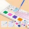 12 pages Children's Watercolor Coloring Book,Drawing Toys For Children Birthday, Thanksgiving, Halloween, Easter, Christmas gift 2