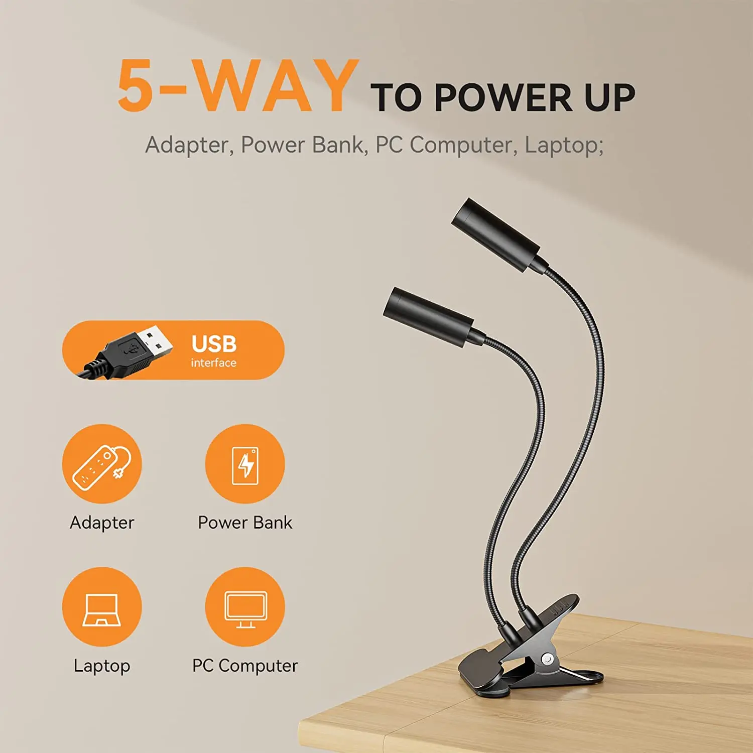 Opqpq USB Dual Gooseneck Led Lights for Microscopes Soldering 360 Adjustable Free Angle Lamp With Flexible Clip Remote Control 3