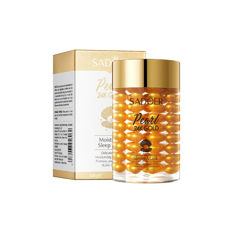 24K Golden Pearl Collagen Whitening and Moisturizing Face Essence Face Cream Gold Lotion and 24K Eye Cream  freckle removal 6