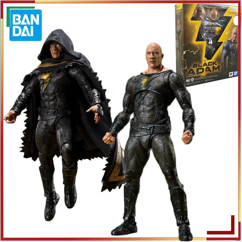 

Фигурка аниме Bandai Shf The Robot Spirit Teth Adam, фигурка черного Адама, игрушки для детей, подарок, Коллекционная модель, украшения
