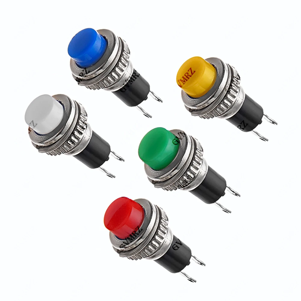 10mm 순간 OFF-(ON) 푸시 버튼 스위치 DS-316 DS-314 패널 마운트 상부 나사산