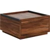 Coffee Table, L: 31.02" x W: 30.95" x H: 16.06", Blaze Acacia Finish 1
