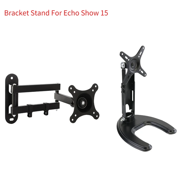  Mount for Echo Show 15, Adjustable Wall Mounting Bracket for   Echo Show 15, Swivel and Tilt, Easy Installation