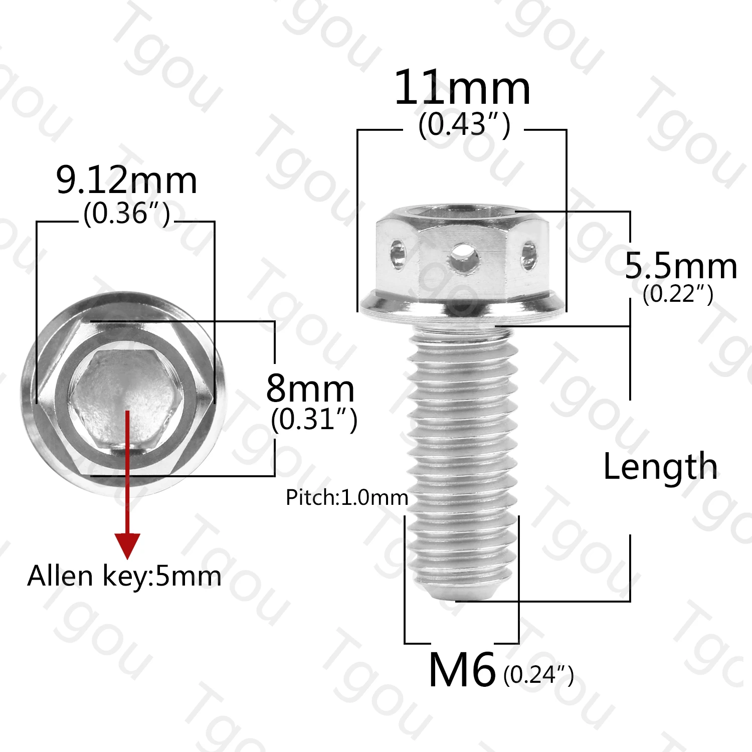 flange parafuso sextavado motocicleta 05