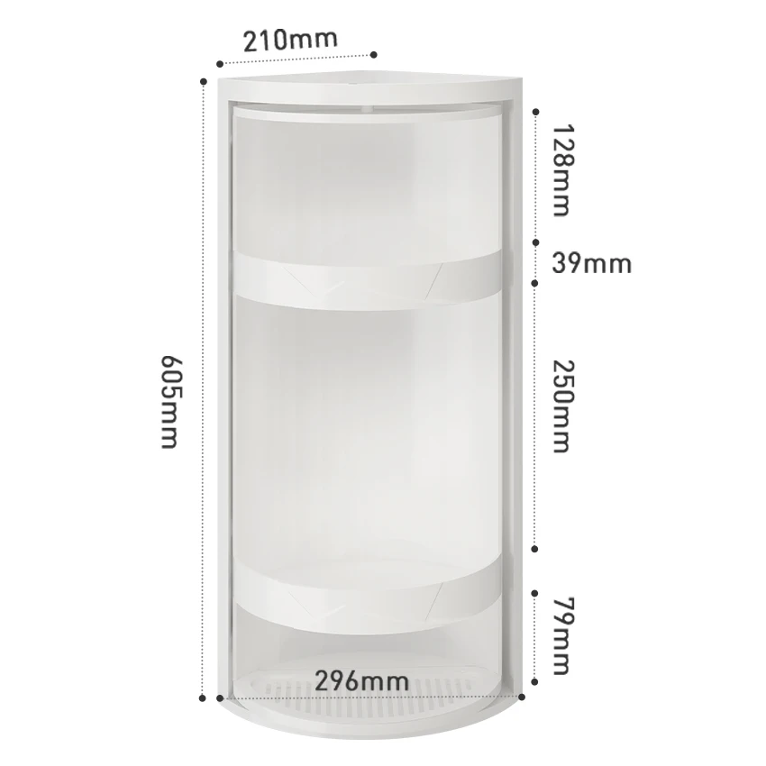 キッチン回転可能な層状調節可能な棚ボトルホルダー調味料