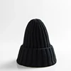 Winter Knitted Hat For Women Acrylic Beanie Unisex Elastic Warm Hip Hop Cap Soft Baggy Bonnet шапка женская Wholesale 6