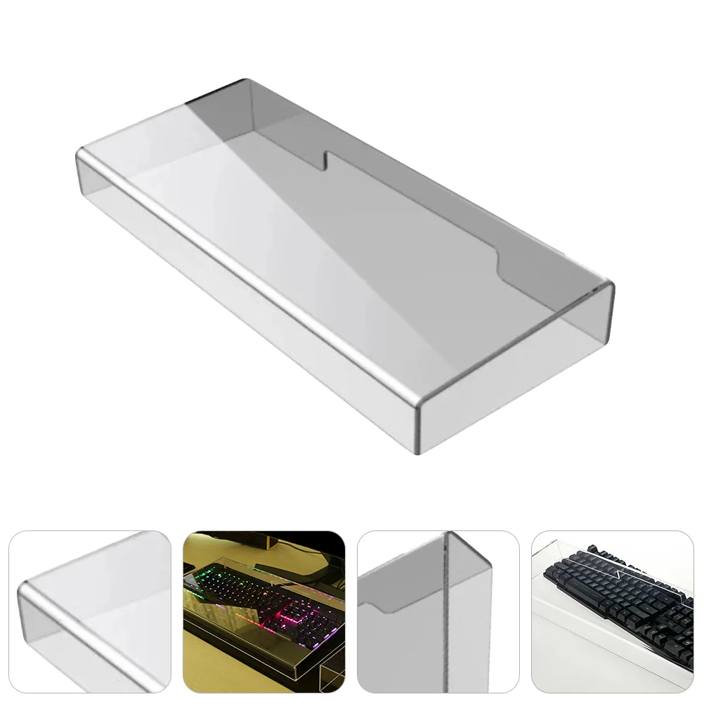 

Clear Protective Film Dustproof Computer Keyboard Lapdesk Mouse Holder Accessory Case Transparent Protector