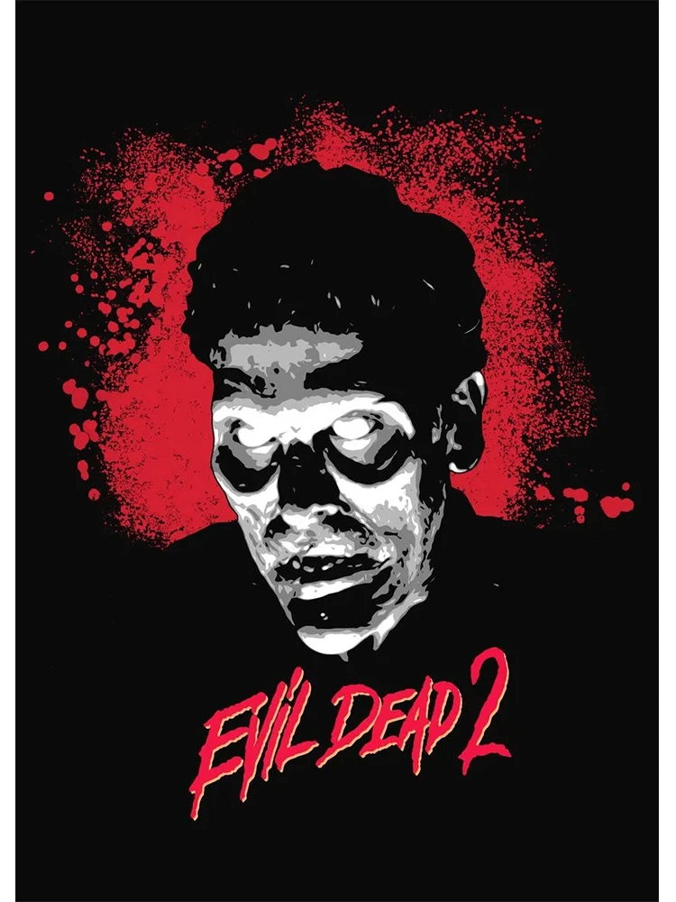 thumbnail image 1 of Póster de pared de The Evil Dead, película de terror clásica, pintura en lienzo, impresión e imagen para la decoración moderna del hogar, bar y sala de estar familiar, 1 of 5
