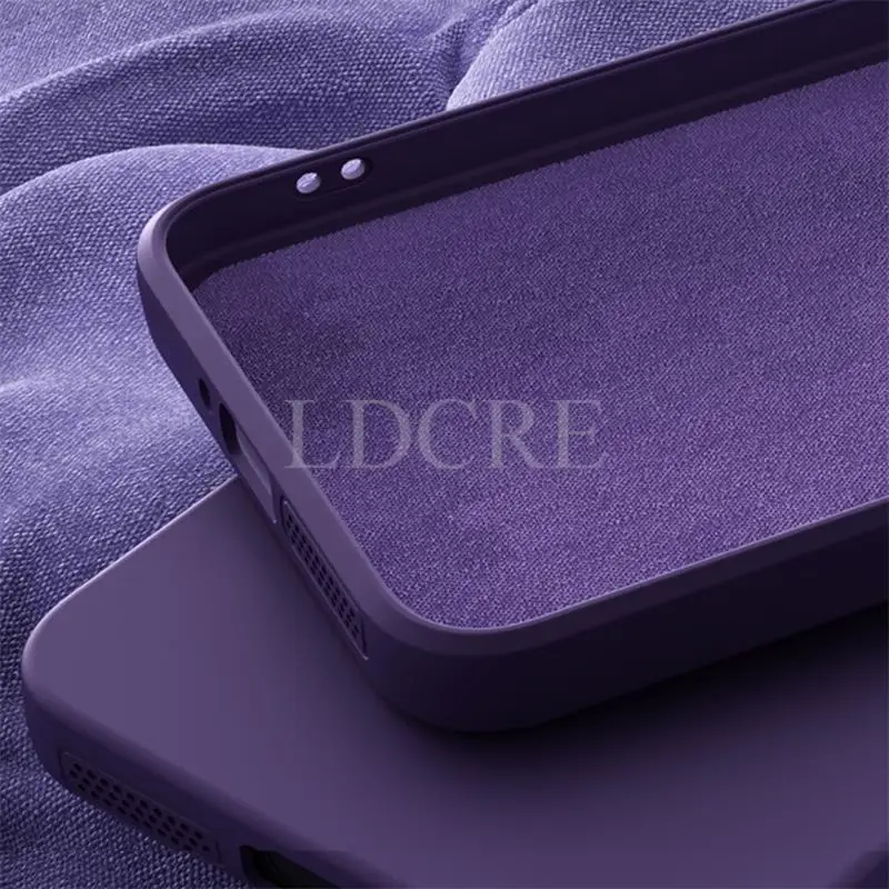  Wousunly Compatible con Xiaomi Poco X6 Pro Funda de silicona  líquida verde oscuro, suave al tacto Poco X6 Pro Funda de silicona a prueba  de golpes delgada (morado) : Celulares y