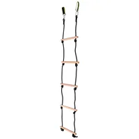 Kids Toys Climbing Sports Hanging Ladder Rope for Treehouse Wood Playground Accessories Ladders Child 1