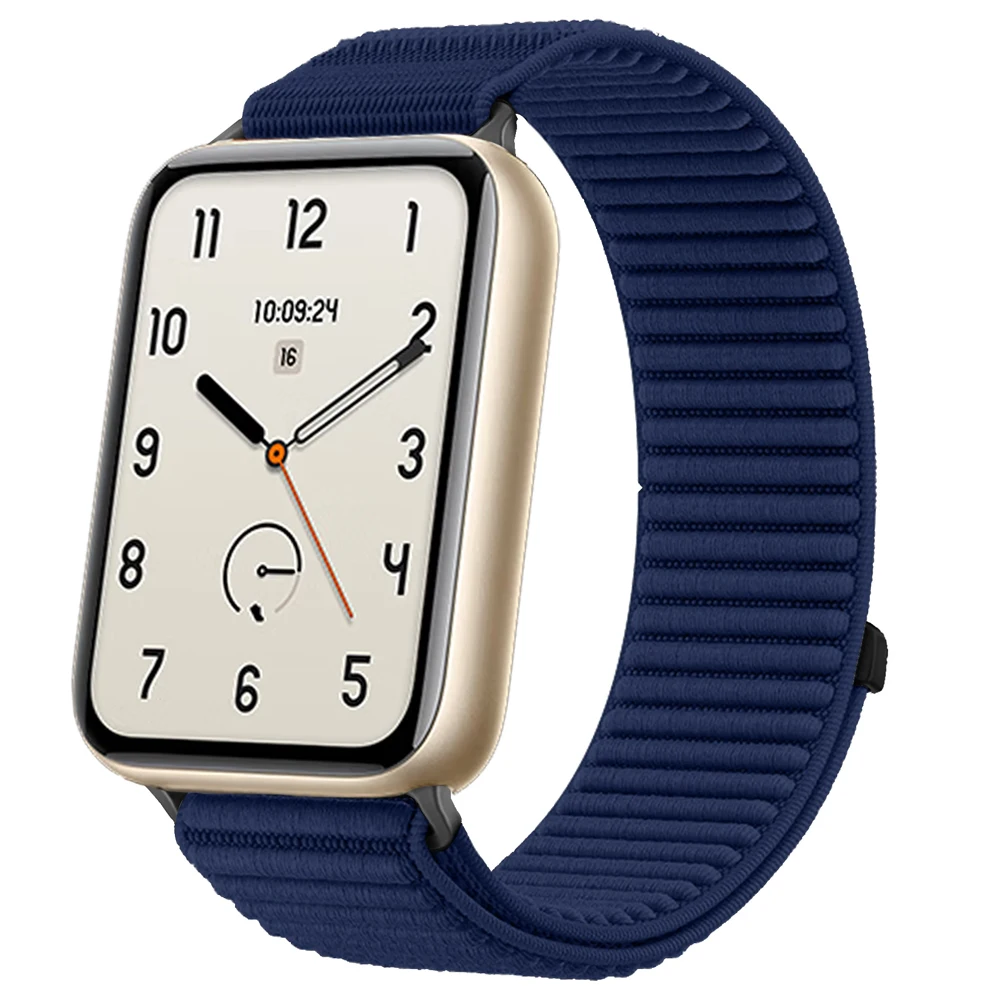 Breathable Nylon Loop Wave Braided Strap Wristband